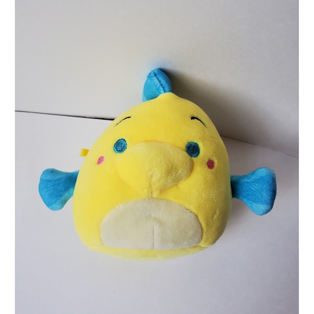 Squishmallow 5" Disney Ariel Little Mermaid FLOUNDER plush Stuffed‎ Animal